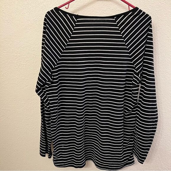 JMS by Hanes Hot Pink Long Sleeve Tee Size 1X/16W - Picture 2 of 5